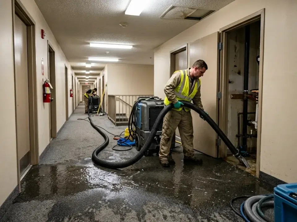 multi-unit-apartment-hallway-f-005 — frequently asked questions, Emergency Burst Pipe Water Extraction & Removal in Foster C…